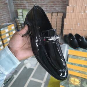 KENSOLE MENS FORMAL SHOES BLACK <br> (6X10)