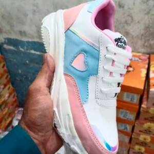 GLOSSY LIFE -WOMEN SPORTS- SKY/WHITE- br>GL-007