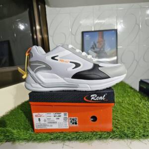 REAL & GLAMOUR- MEN'S SPOTS- L GREY/WHITE <br> LATEST