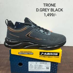 ABROS- MEN'S SPORTS-BLACK/D GREY-<br>TRONE