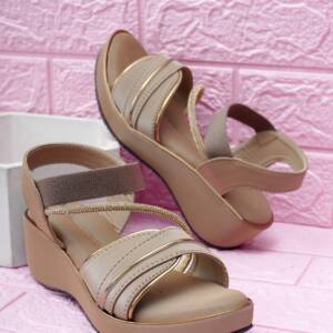 MADAM MAYA- LADIES SANDAL-BEIGE<br>MM_013