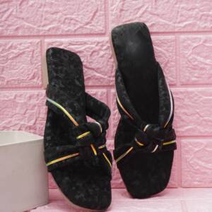 MADAM MAYA- LADIES FLAT-BLACK<br>MM_019