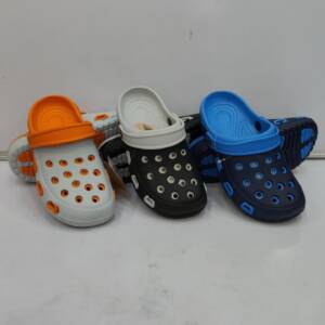 BABU G CLOGS ORANGE, GREY, BLUE <br>