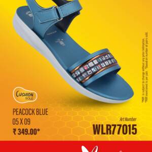 WALKAROO- LADIES SANDAL-BLUE- br>WLR77015