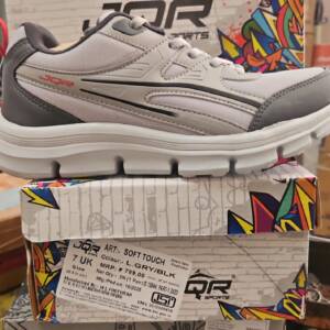 JQR-MEN'S SPORTS-L GRY/BLK-<br>SOFT TOUCH