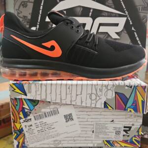 JQR-MEN'S SPORTS-BLK/ORNG-<br>RTGS