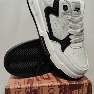 JQR-MEN'S SPORTS-WHT/BLK-<br>6001