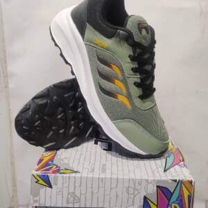 JQR-MEN'S SPORTS-BLK/OLIVE <br>FARRARI-09