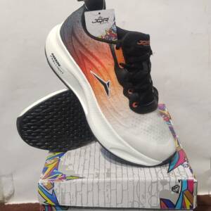 JQR-MEN'S SPORTS-WHT/RED<br>3-D