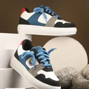 VADAL- WOMEN SNEAKERS-WHITE/BLU/BLK- <br>VDL_075