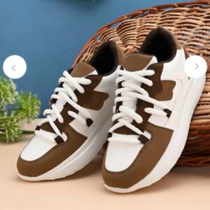 VADAL- WOMEN SNEAKERS-WHITE/BROWN- <br>VDL_072