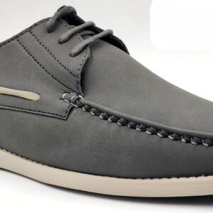 B&B-MEN'S BOAT SHOES- D-GREY-br-B&B_004