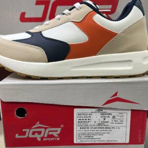 JQR-MEN'S SPORTS-WHT/NAVY/ORNG<br>ROCKFORD