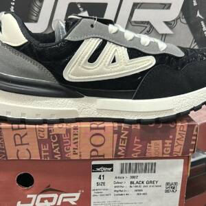 JQR-MEN'S SPORTS-BLK/GRY<br>3002