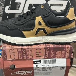 JQR-MEN'S SPORTS-BLK/BEIGE<br>3001