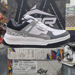 JQR-MEN'S SPORTS-WHT/GRY<br>SPLASH