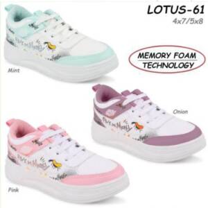 ZIPLITE -WOMEN SNEAKER<br>LOTUS-61 (5X8)