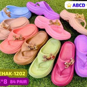 SMKR_ABCD LOOSE-WOMEN SLIPPER<br>MEHAK-1202 (5X8)