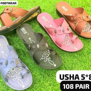SMKR_ABCD LOOSE-WOMEN SLIPPER<br>USHA (5X8)