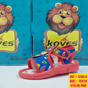 KOVES-KIDS SANDAL-<br>STAR-5