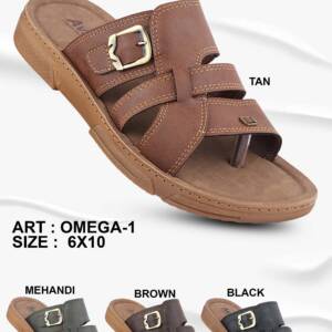 AVIUM -MEN'S SLIPPER-<br>OMEGA-1 (6X10)