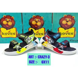 KOVES-KIDS SANDAL-<br>CRAZY-3 (6X11)