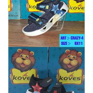 KOVES-KIDS SANDAL-<br>CRAZY-4 (6X11)