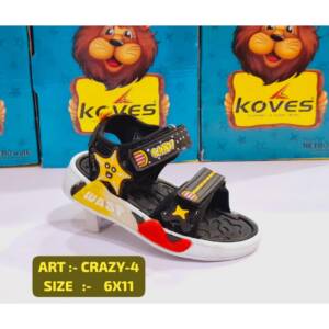 KOVES-KIDS SANDAL-<br>CRAZY-4 (6X11)