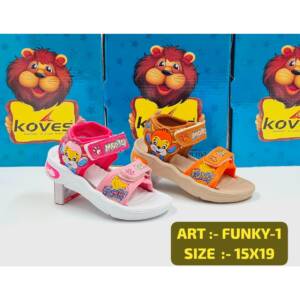 KOVES-KIDS SANDAL-<br>FUNKY-1 (15X18)