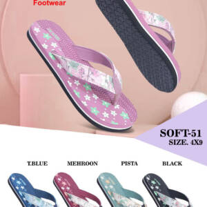 GNR-WOMEN SLIPPER-<br>- SOFT-51  (4X9)