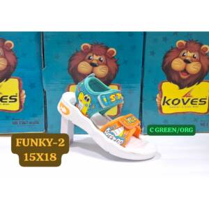 KOVES-KIDS SANDAL-<br>FUNKY-2 (15X18)