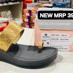 AMASA-WOMEN SLIPPER-GOLD-<br> AM-21