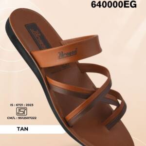 PARAGON-MEN SLIPPER-TAN-<br>640000(6X10)
