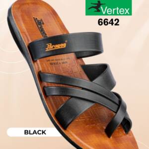 PARAGON-MEN SLIPPER-BLACK-<br>6642 (6X10)