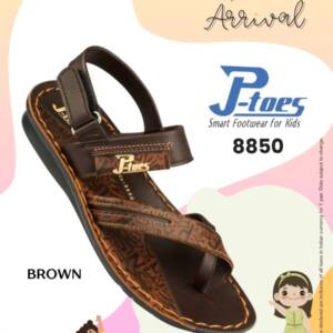 PARAGON-MEN SANDAL-BROWN-<br>8850 (6X10)