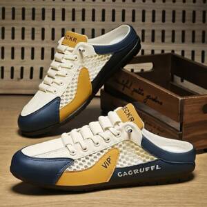 BLUE POP-MEN'S SNEAKER-CRM/NAVY-<br>BP-003