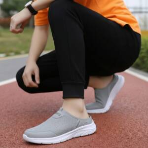 BLUE POP-MEN'S SNEAKER-GREY-<br>BP-007