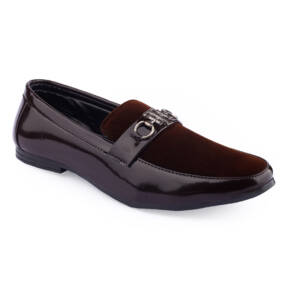 WALKAROZ-MEN LOAFER-BROWN-<br>WK 014