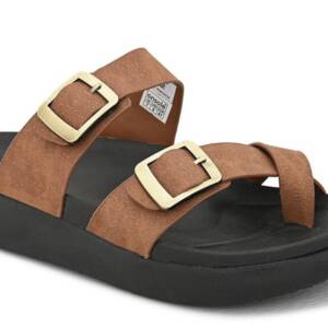 ONSOLE-MEN'S SLIPPER- TAN-<br>LEO