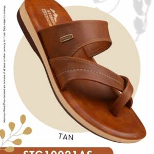 PARAGON STIMULUS-MEN'S SLIPPER-TAN-<br>STG 10021 AS