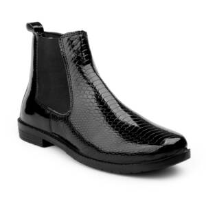 WALKAROZ-MEN CHELSEA-BLACK-<br>WK 034