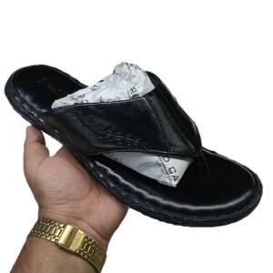 VINTAGE-MEN SLIPPER-BLACK-<br>IDEAL-016 (7X10)