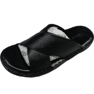 VINTAGE-MEN SLIPPER-BLACK-<br>IDEAL-019 (7X10)