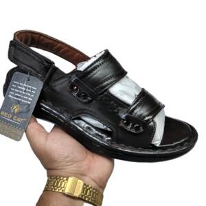 VINTAGE-MEN SANDAL-BLACK-<br>IDEAL-020 (7X10)