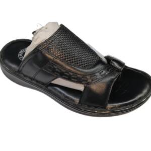 VINTAGE-MEN SLIPPER-BLACK-<br>IDEAL-021(7X10)