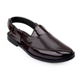 WALKAROZ-MEN SANDAL-BROWN-<br>WK 026