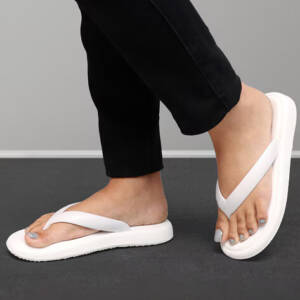 BLUE POP-WOMEN LOOSE SLIPPER-WHITE-<br>BPWEVA (4X7)