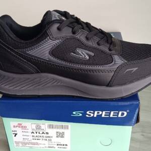 SPEED-MEN SPORTS-BLK/GRY-<br> ATLAS (6X10)