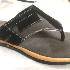 VINTAGE-MEN SLIPPER-BLK/GRY-<br>FINE-01 (7X10)