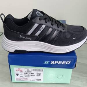 SPEED-MEN SPORTS-BLK/GRY-<br> LIFE LINE (6X10)